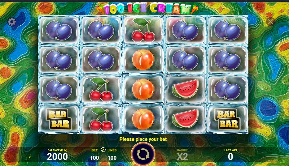 The Free Guide to 100 Ice Cream Online Casino Slot Game